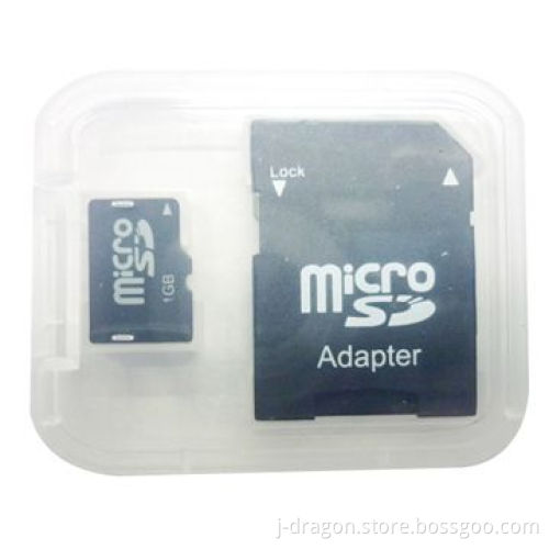 Micro SD/TF Card with Adapters, 128/256/512MB/1/2/4/8/16/32GB Capacity, High Transfer Speed